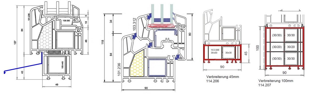Menuiseries PVC et mixtes PVC-aluminium Menuiseries PVC et mixtes PVC-aluminium